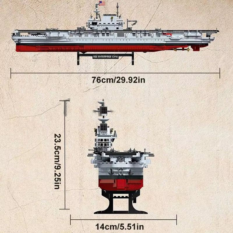 USS CV-6 Enterprise (1883tk) Technical