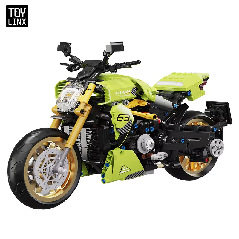 Green D Motorcycle (1018tk) Technical
