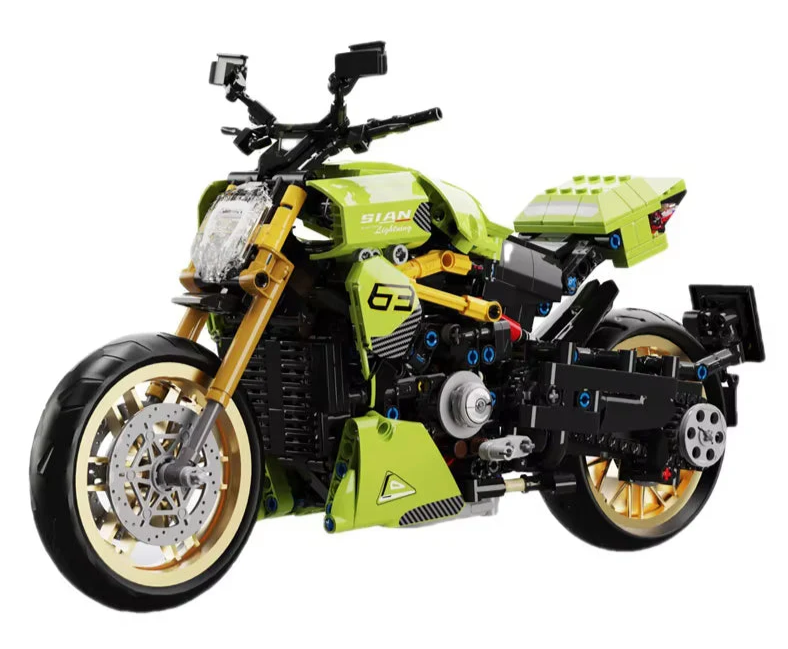 Green D Motorcycle (1018tk) Technical