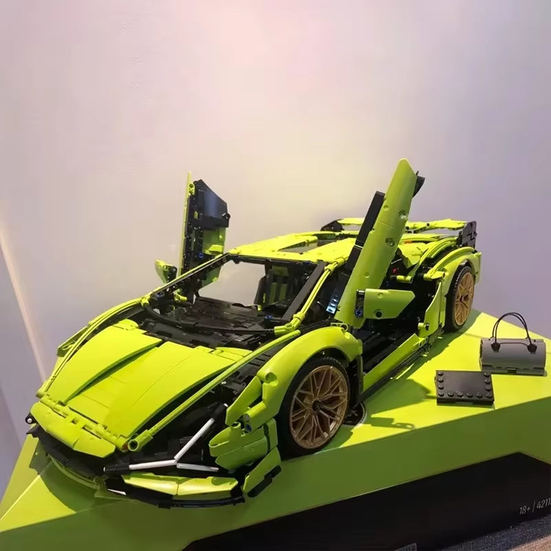 3696PCS Lambo Sian Compatible 42115 Technical Car Model Building for Adults Bricks Toys for Boys Block Constructor Gifts Kids