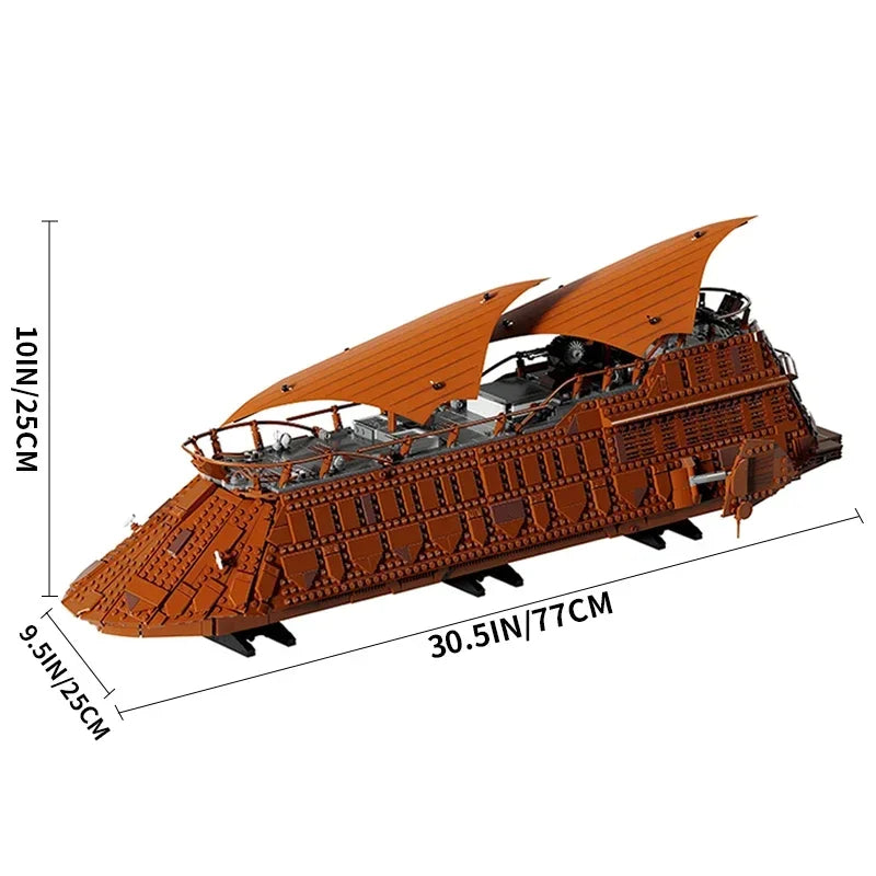 Jabba Sail Barge (3942tk) Technical 75397