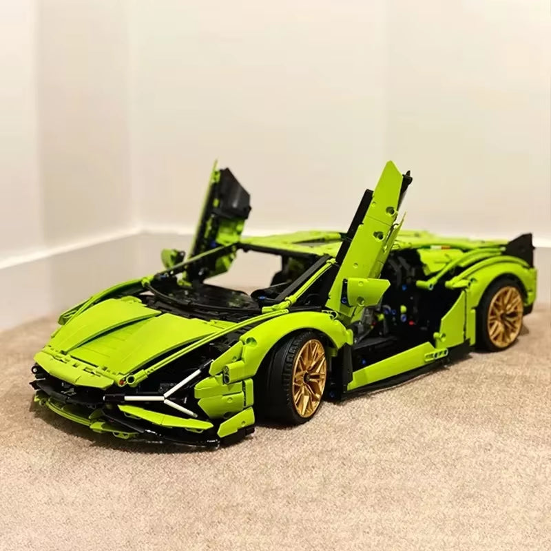 3696PCS Lambo Sian Compatible 42115 Technical Car Model Building for Adults Bricks Toys for Boys Block Constructor Gifts Kids