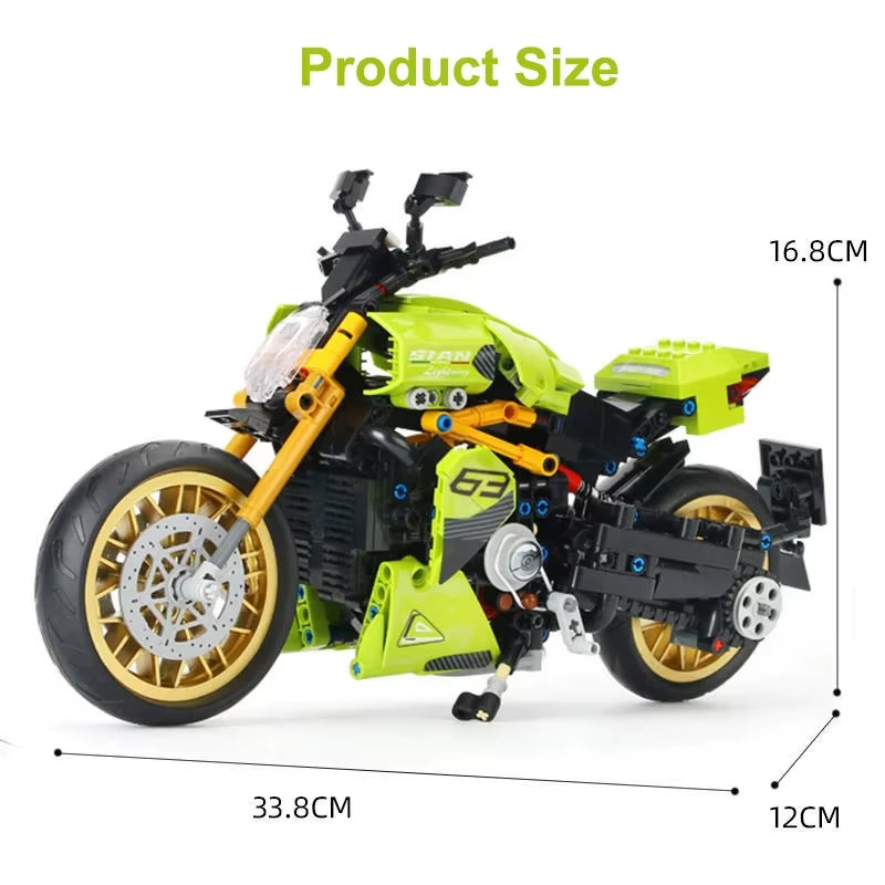 Green D Motorcycle (1018tk) Technical