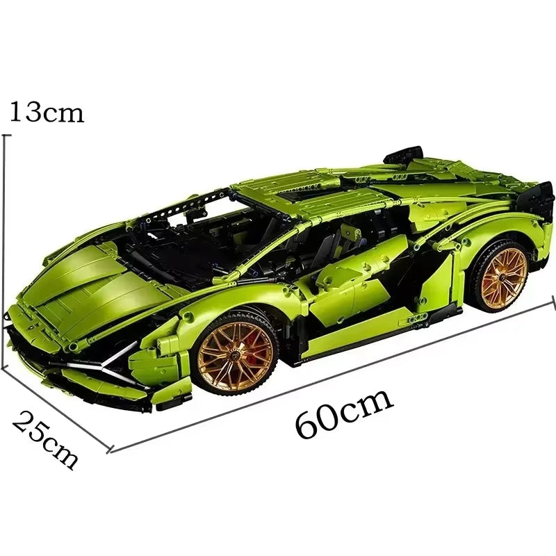 3696PCS Lambo Sian Compatible 42115 Technical Car Model Building for Adults Bricks Toys for Boys Block Constructor Gifts Kids